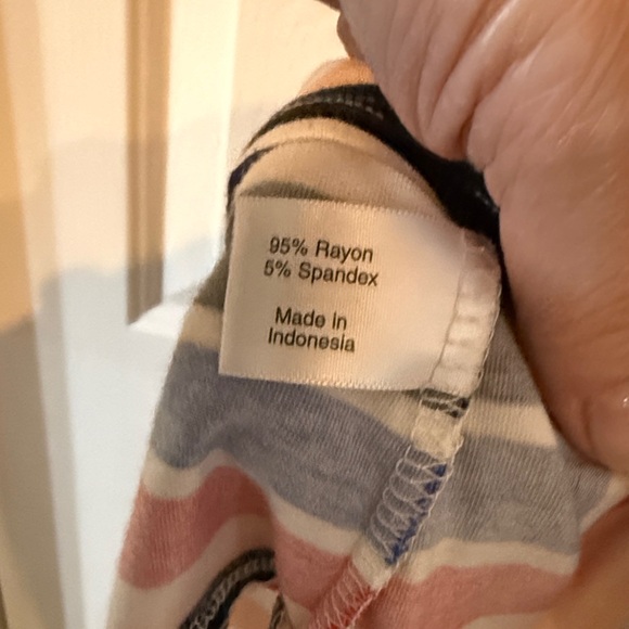 Lane Bryant Multicolor Striped Off-Shoulder Dress - Picture 7 of 8